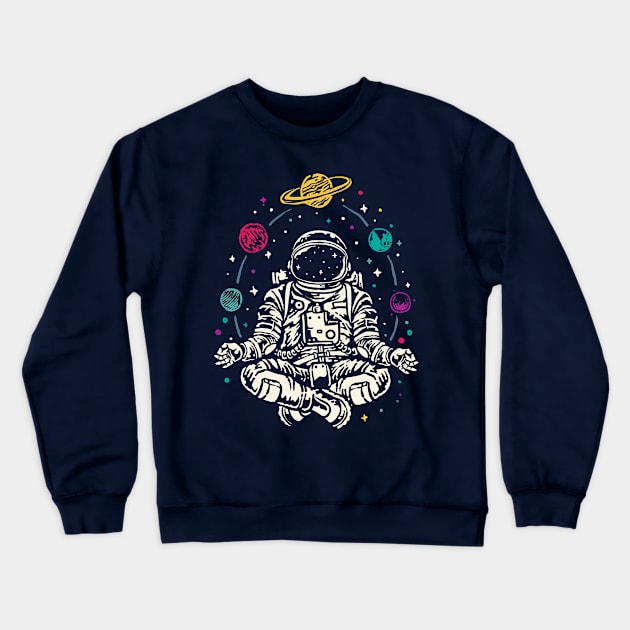 Peace of the Universe Crewneck Sweatshirt by machmigo